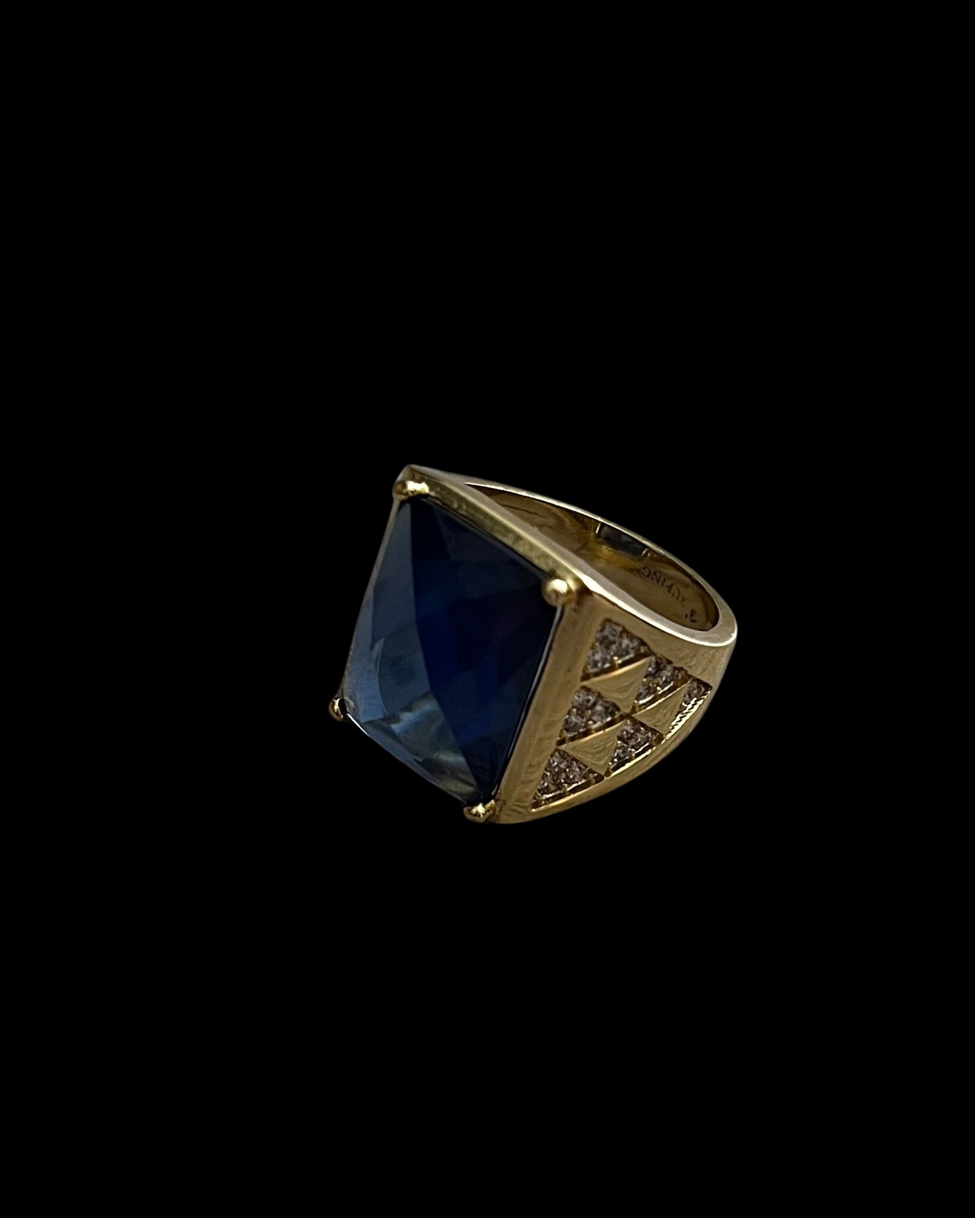 Anillo Perla Azul