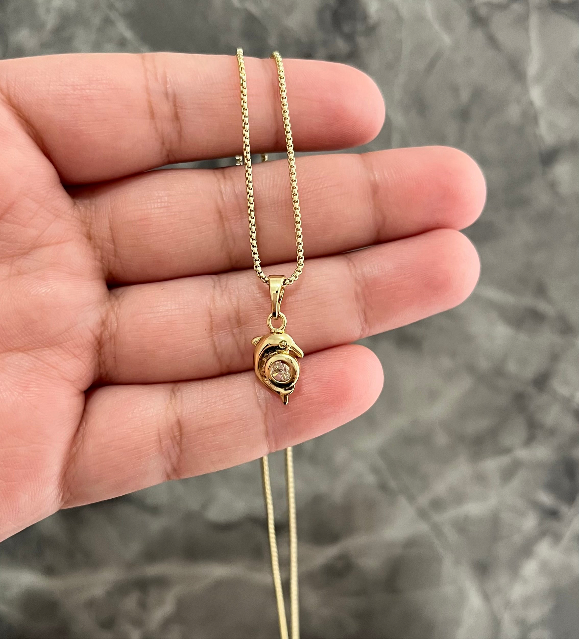 Cadena con Delfín
