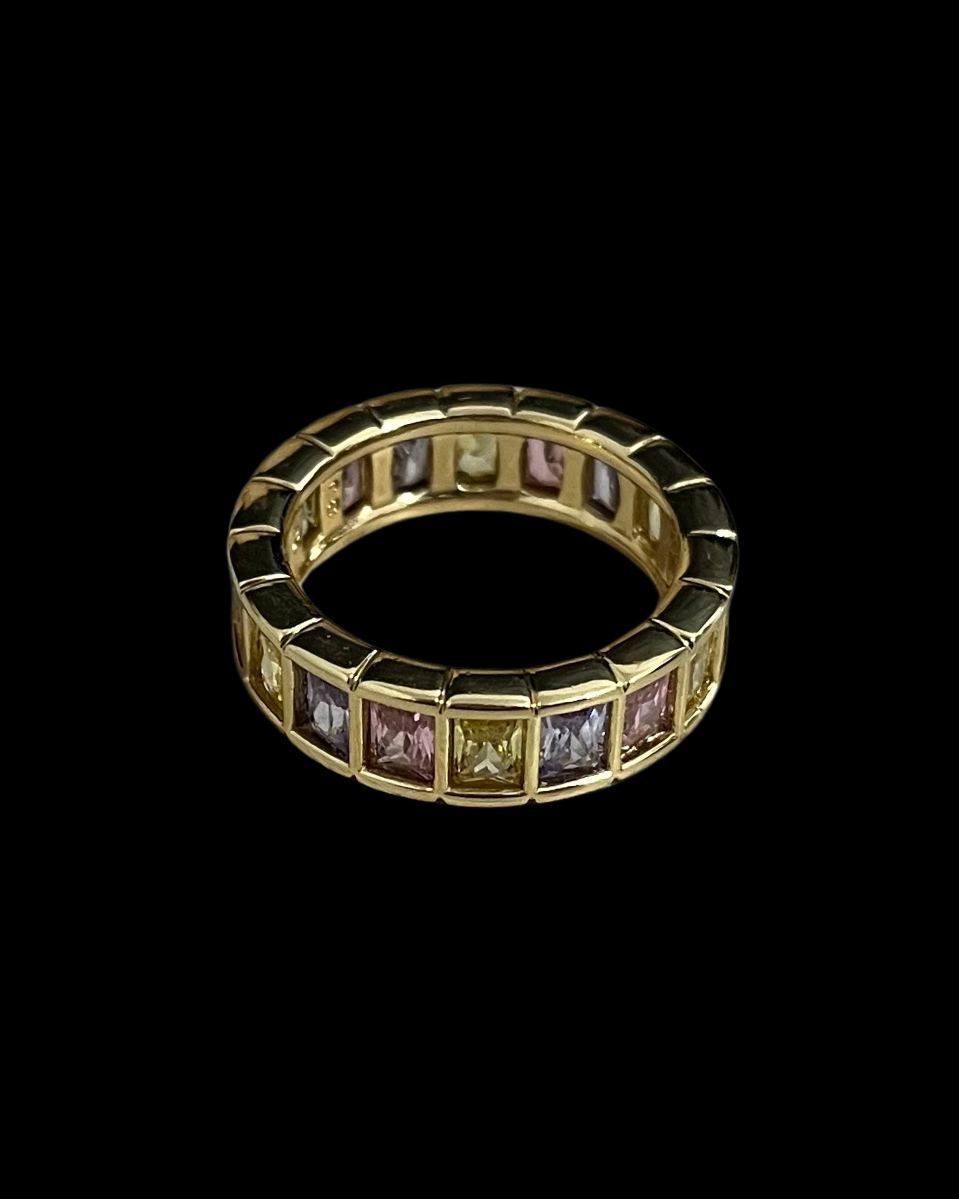 Anillo de cristales