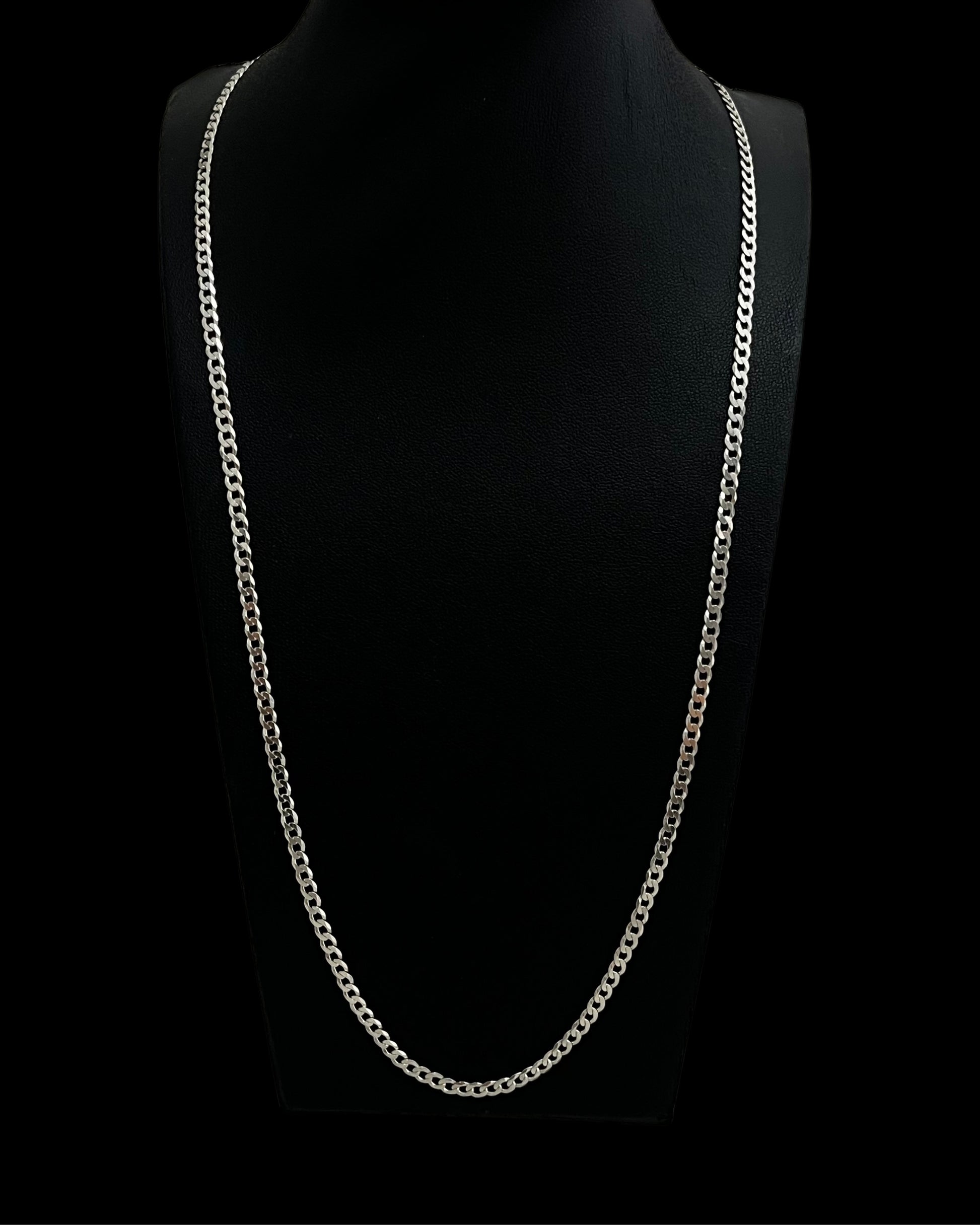 Cadena Cubana Lisa Plata
