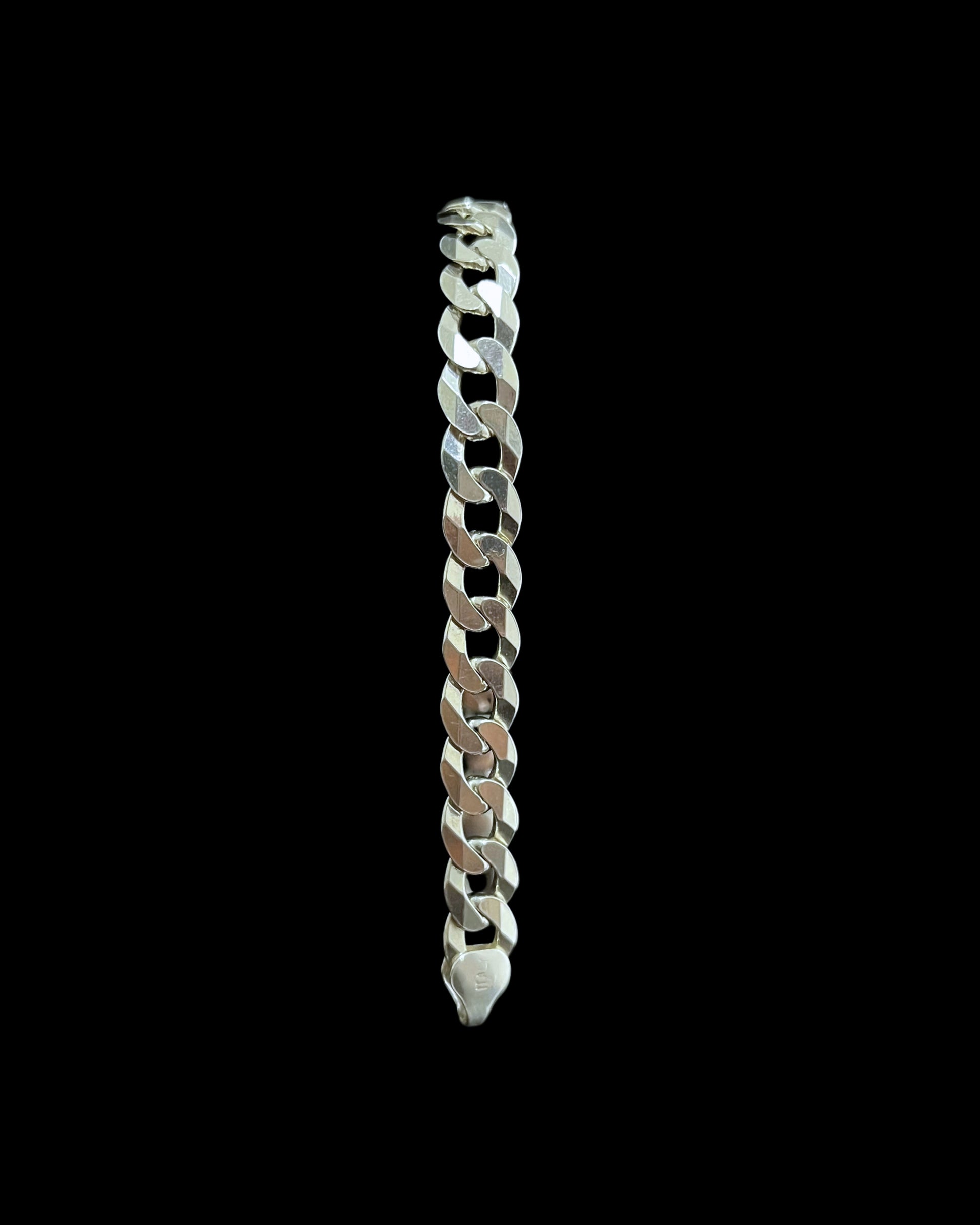 Pulsera Cubana Lisa Plata