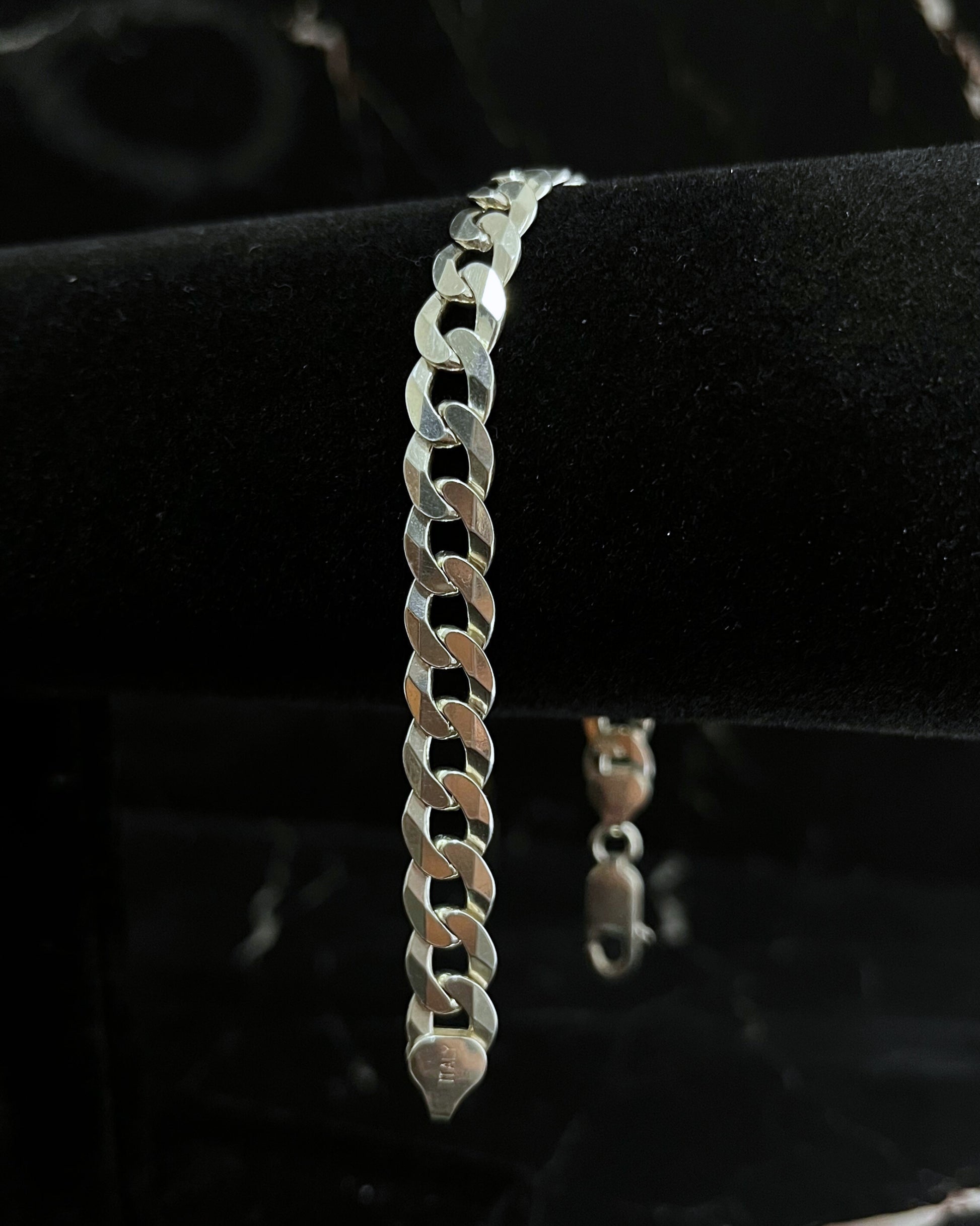 Pulsera Cubana Lisa Plata