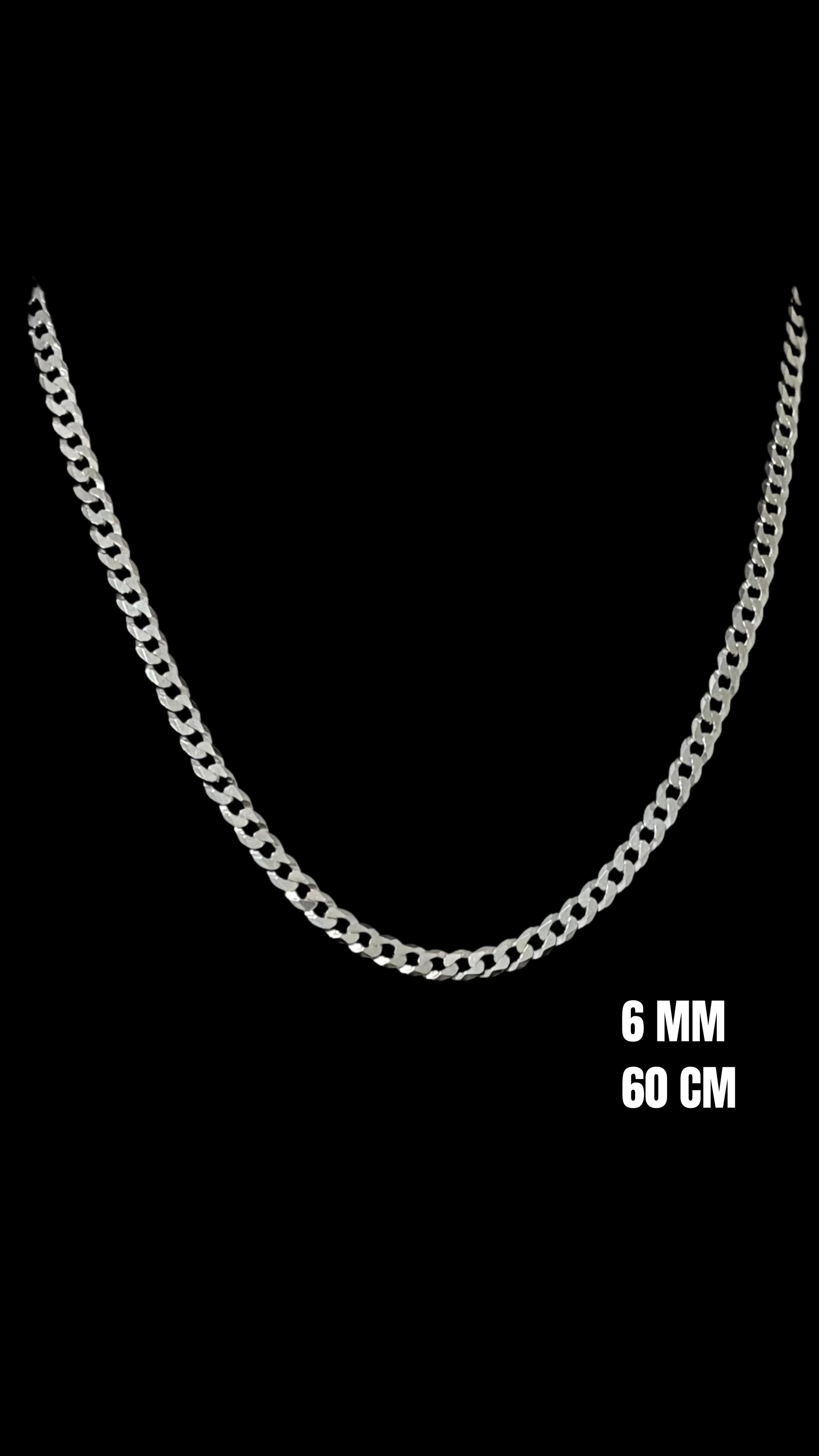 Cadena Cubana Lisa Plata