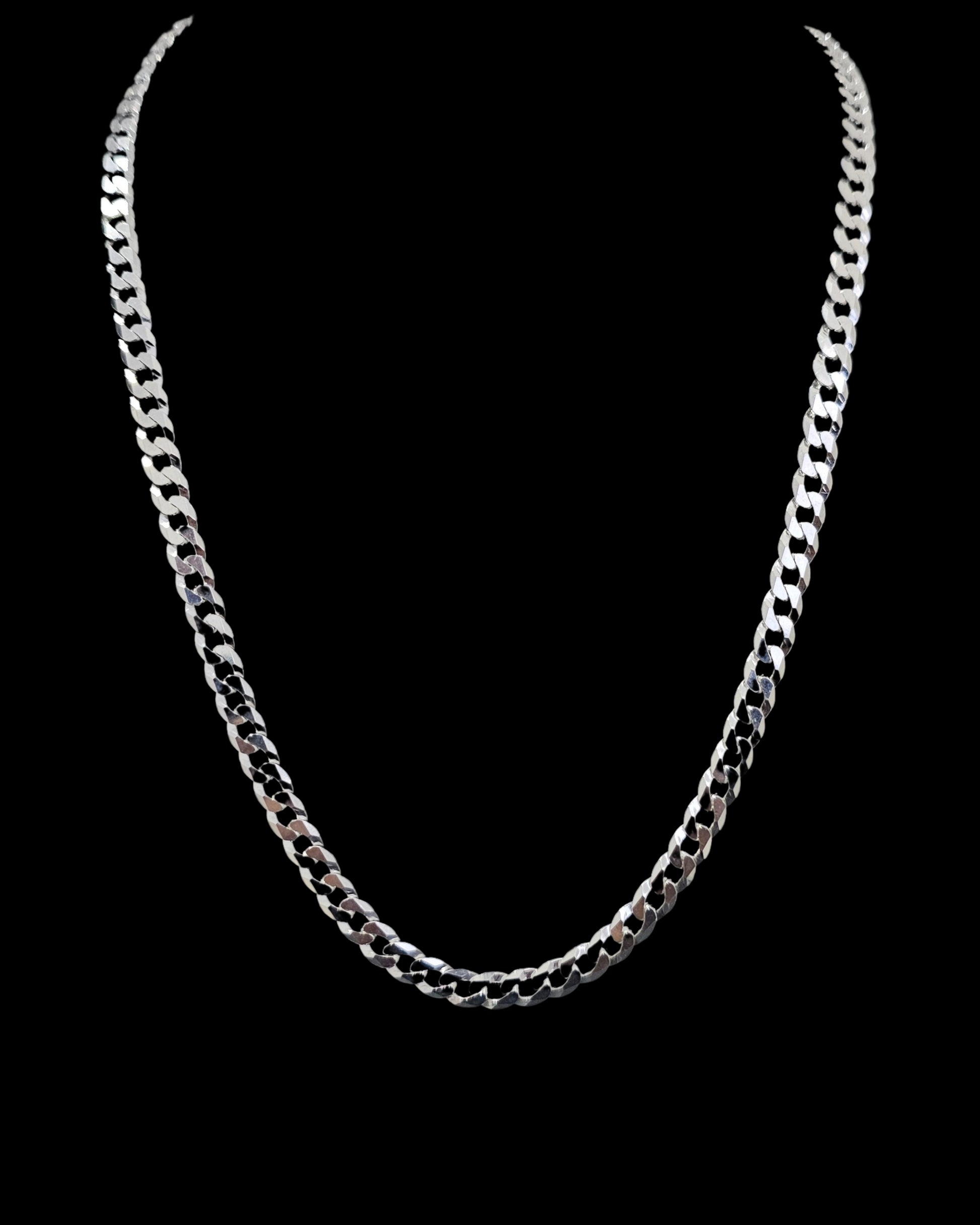 Cadena Cubana Lisa Plata