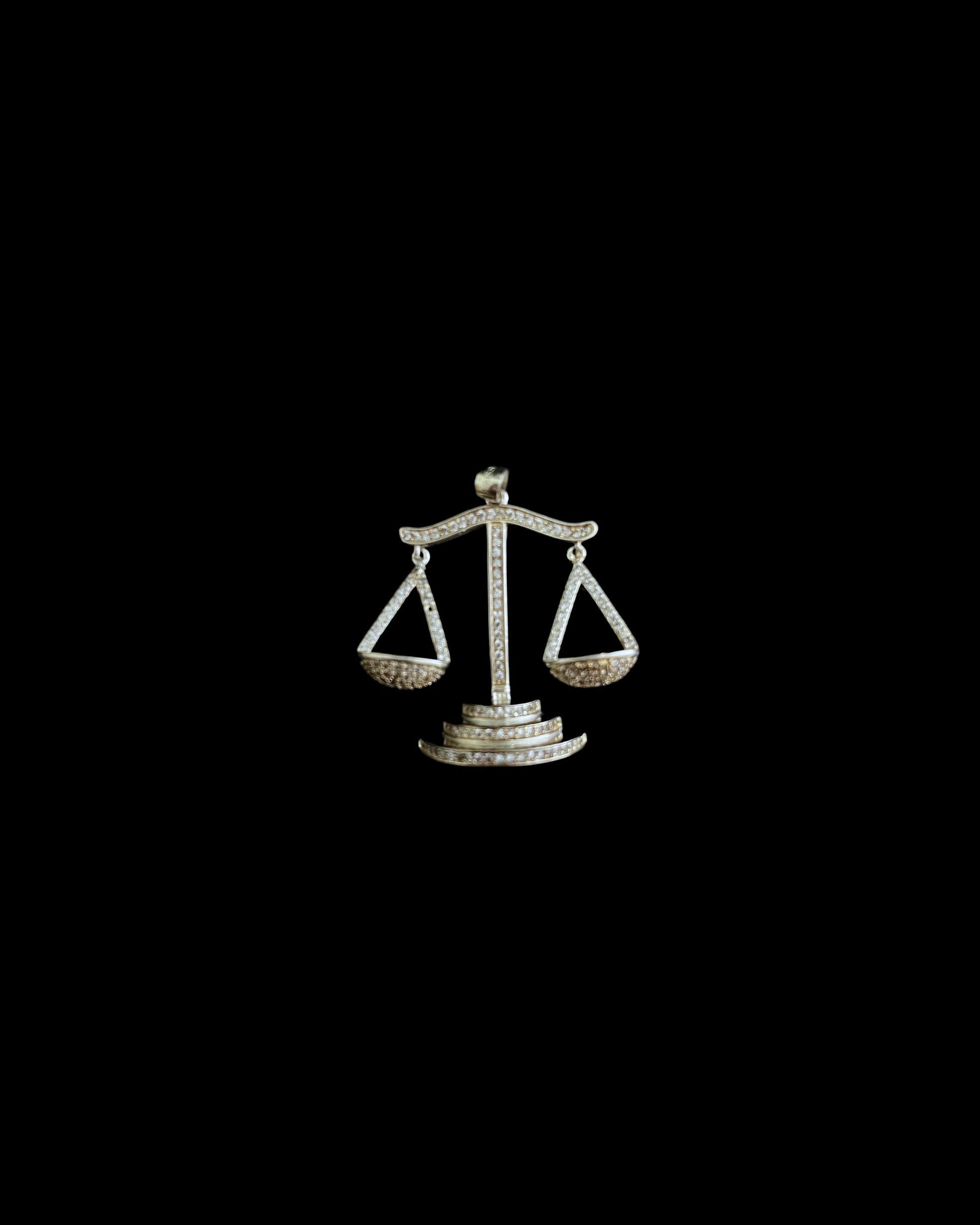 Dije Balanza de Justicia Plata